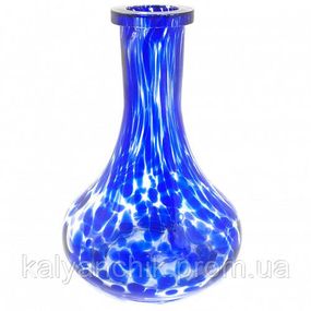 Колба Drop (Капля) синяя с разводами 4026-1