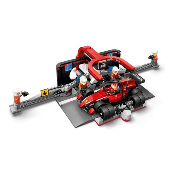 Конструктор LEGO City Піт-стоп і піт-екіпаж F1 з болідом Ferrari (60443) | Зображення 3