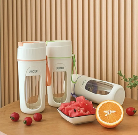 Блендер на акумуляторі для коктейлів та фрешів міні JUICER KS-FSV8 W14 M