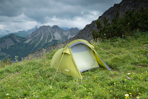 Намет Vango Soul 200 Treetops Палатка двомісна зелена на природу Палатка для пари для відпочинку компактна | Зображення 9