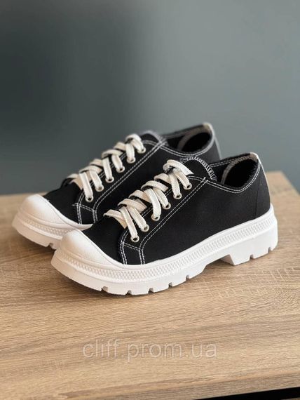 Кеды unisex OSTIN чёрные 37 | Зображення 5