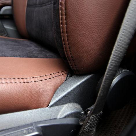 Чохли на сидіння з екошкіри та антари ВАЗ Kalina 1118 2004-2013 EMC-Elegant | Зображення 3