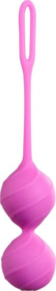 Вагінальні кульки рельєфні Honeybuns Pretty Violet Miss V, рожеві Sex Aura | Зображення 2
