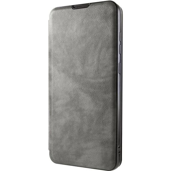 Кожаный чехол-книжка Belora для Samsung Galaxy A06 Black Gray | Зображення 6