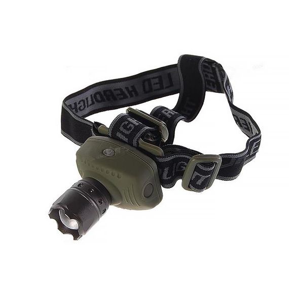 Ліхтар налобний Watton WT-053 Cree Q5 з суперзумом на 250 м 130 Lm | Зображення 5