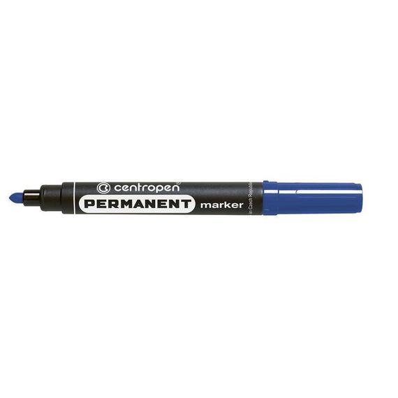 Маркер перманентний CENTROPEN, синій, 2,5 мм 8566-3 (595)
