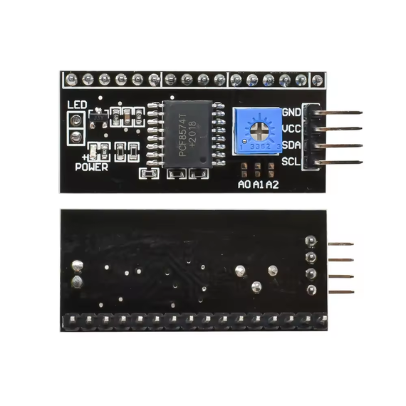 Модуль інтерфейс IIC I2C TWI SPI з графічним адаптером PCF8574T 1602 2004 | Зображення 2