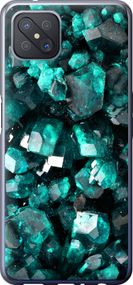 Чехол на Oppo A92S Кристаллы 2 "3674u-1926-17620"
