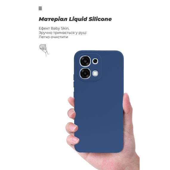 Чохол до мобільного телефона Armorstandart ICON OPPO A6 Pro 4G Camera cover Dark Blue (ARM89233) | Зображення 6