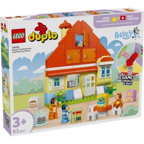 Конструктор LEGO DUPLO Bluey Родинний дім Блуї із грою на запам&apos;ятовування (10459)