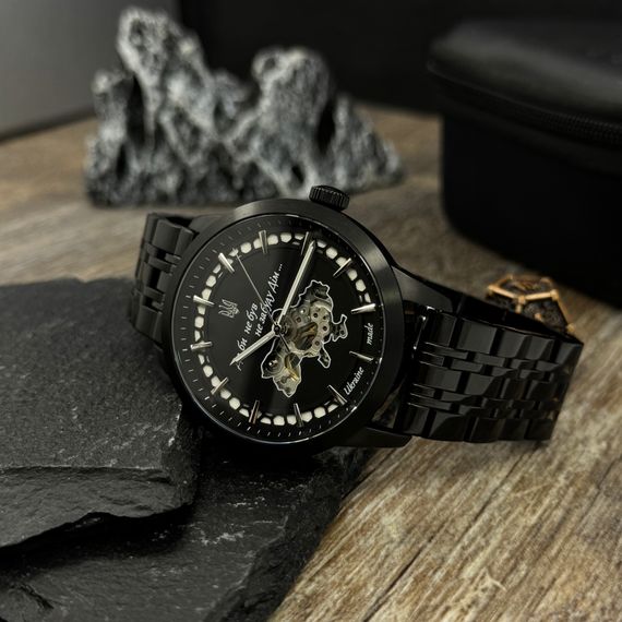 Годинник наручний Awarder 043-1 Де би не був All Black Steel Miyota | Зображення 2