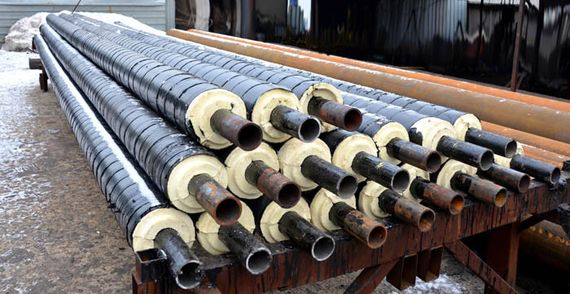 Труба сталева в поцинкованій (SPIRO) оболонці 133/225 мм