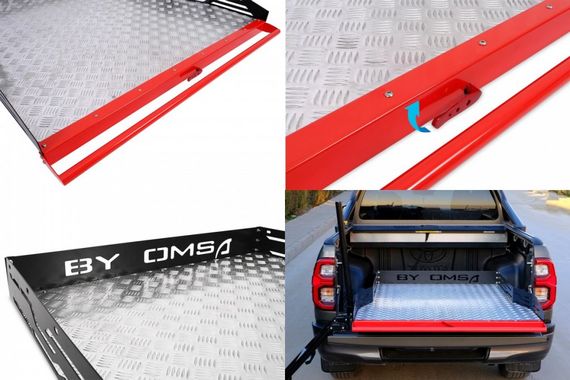 Выездной ящик для кузова 135*68*20 cm для Isuzu D-Max 2011-2019 гг | Зображення 4