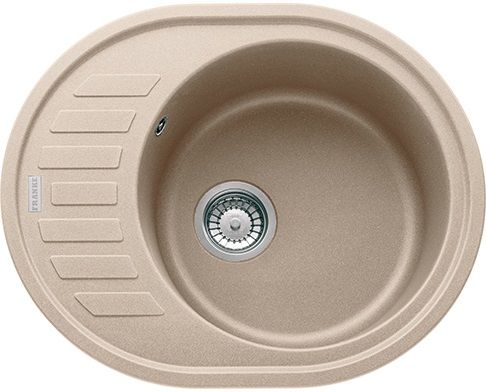 Кухонні мийки Franke RONDA ROG 611-62 Фраграніт/620х500х205/Словаччина/Бежевий
 (114.0251.445)