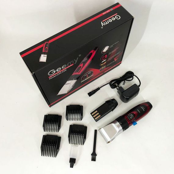 Машинка для стрижки хороша GEMEI GM-550, Електробритва для стрижки голови Машинка від акб FM-56 | Зображення 6