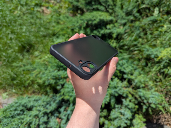 Чехол Wlons Hybrid противоударный PC+TPU для Nothing Phone CMF1  Матовый Черный | Зображення 5