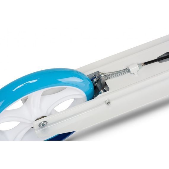 Самокат із ручним тормозом Razzo CITY 200 мм. алюмінієвий HUL1-200 White/Blue | Зображення 7