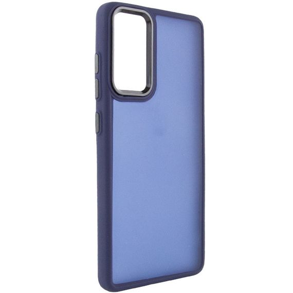 Чохол TPU+PC Lyon Frosted для Samsung Galaxy S20 FE Navy Blue