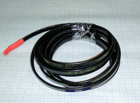 Гріючий Кабель,саморегулюючий,плоский,для обігріву водостоків,труб,каналізації і теплиць 8 мм /220~240V/65° | Зображення 7