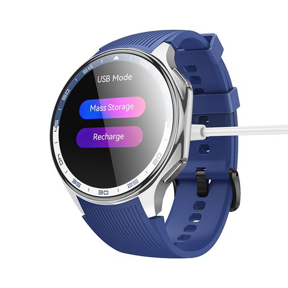Смарт-годинник Hoco Y24 Amoled Smart sports watch (call version) Silver | Зображення 1