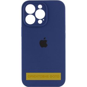 Чохол Silicone Case Full Camera Protective (AA) для Apple iPhone 17 Pro (6.3") Синій / Deep navy