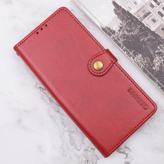 Кожаный чехол-книжка GETMAN Gallant (PU) для Xiaomi Redmi Note 14 Pro 5G / 14 Pro+ Красный | Зображення 4