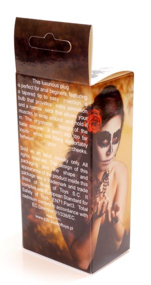 Анальний затор Boss Series - Jewellery Gold PLUG Dark Blue S, BS6400023 sexstyle | Зображення 7