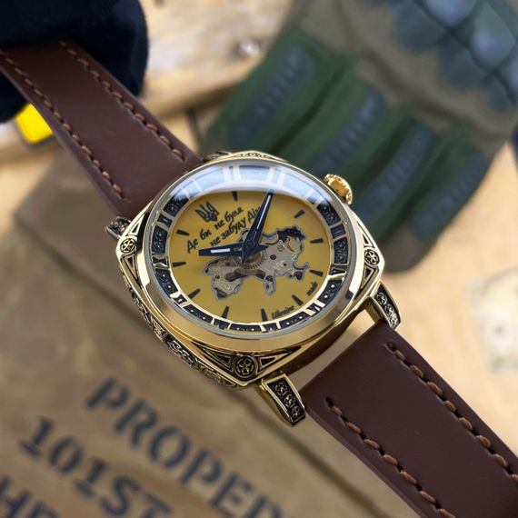 Жіночий годинник Awarder 021 Де би не була Gold-Gold-Brown | Зображення 2