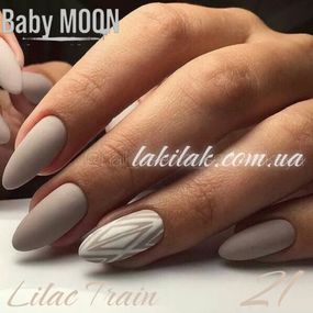 Гель-лак BABY MOON Lilac Train №21 блідо-пурпурно-рожевий, 6 мл