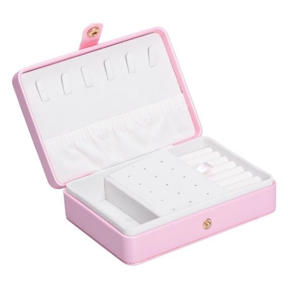 Шкатулка для украшений из эко кожи 16×11×4.7 см органайзер для ювелирных изделий HP-5-30P | Зображення 2