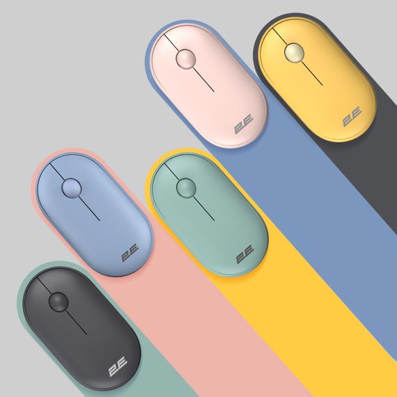 Мишка 2E MF300 Silent Wireless/Bluetooth Stone Blue (2E-MF300WBL) | Зображення 7