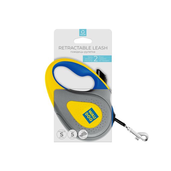 Рулетка для собак Waudog R-Leash S з рисунком "Colors Of Freedom", лента, 5 м | Зображення 4