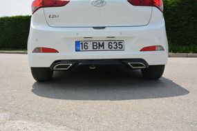 Задня накладка Meliset (під фарбування) для Hyundai I-20 2014-2020 рр.