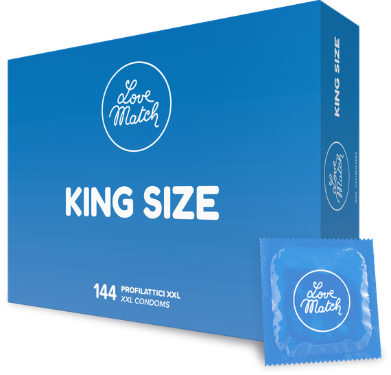 Презервативи дуже великого розміру Love Match King Size | Зображення 1