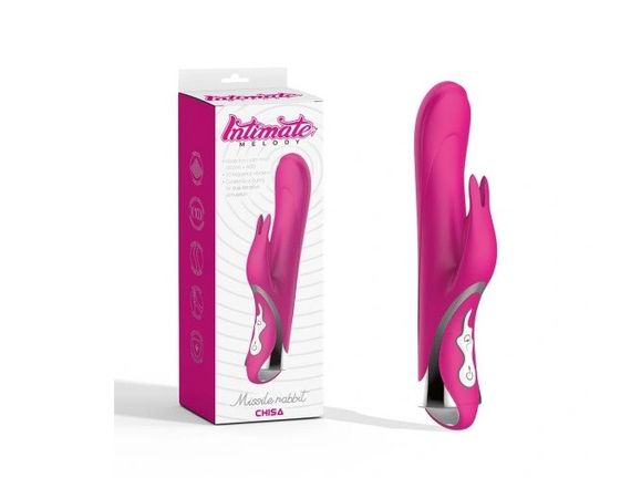 Вібратор кролик із обертанням Chisa Intimate Melody Missile Rabit, рожевий Sex Aura
