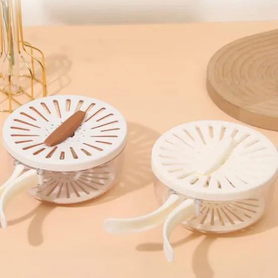 Двошаровий дренажний кошик / Миска для очищення фруктів із ситечком | Зображення 3