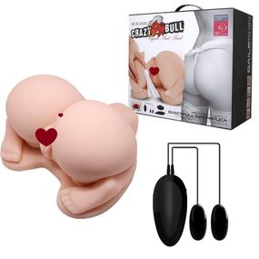 Мастурбатор с двойной вибрацией и двумя входами Crazy Bull BM-009115Z-1 Sex Aura