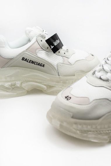 Кроссовки B*lenc/aga Tr!ple S "White , Вьетнам 0160 40 25.5 | Зображення 6