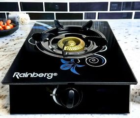 Газовая плита таганок Rainberg RB-2230 на 1 конфорку в стиле High-tech