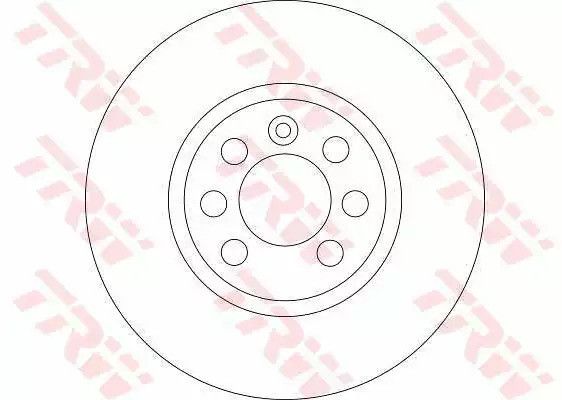 Диск гальмівний (1 шт.) OPEL Astra H/Combo/Meriva F D=280mm 02, TRW (DF4426) | Зображення 1