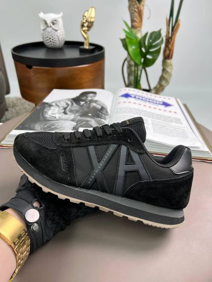 Чоловічі кросівки Exchange AX All Black замша , текстиль , В'єтнам 42 26.5-27см | Зображення 1