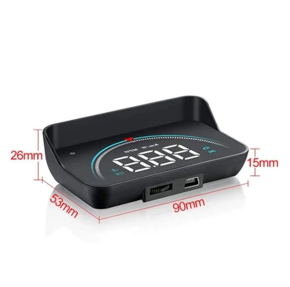 Проекція швидкості на лобове скло M8 з OBD2, дисплей HUD для автомобіля | Зображення 1