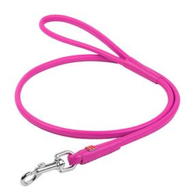 Поводок для собак WAUDOG Glamour круглый XS d 4 мм Д 122 см розовый (33887)