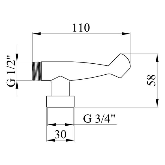Держатель для душа Kroner KRM - C920 (CV008584) | Зображення 2