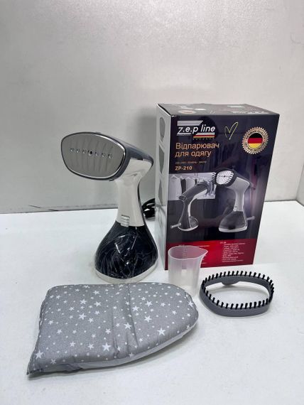 Вертикальний ручний відпарювач для одягу Zepline ZP-210 з сенсорним управлінням в комплекті з рукавичкою | Зображення 1