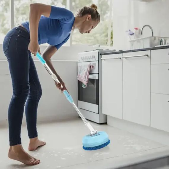 Беспроводная аккумуляторная швабра с двумя насадками Wireless Cleaner AA102 /Аккумуляторная швабра для дома | Зображення 6