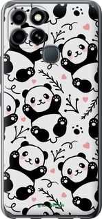 Чохол на Infinix Smart 6 Панди "4318u-2758-2448"