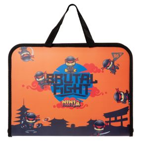 Папка-портфель на блискавці FC YES Ninja 492169 26х35х3 см