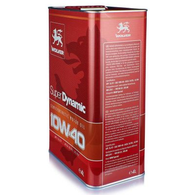 Моторное масло Wolver Super Dinamic 10W-40 4л (4260360940057) | Зображення 1