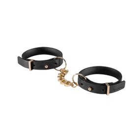 Наручники з екошкіри Bijoux Indiscrets Maze – Thin Handcuffs Black Sex Aura
